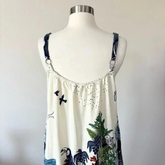 FARM Rio Blue and White Midi Dress - Picture 10 of 13